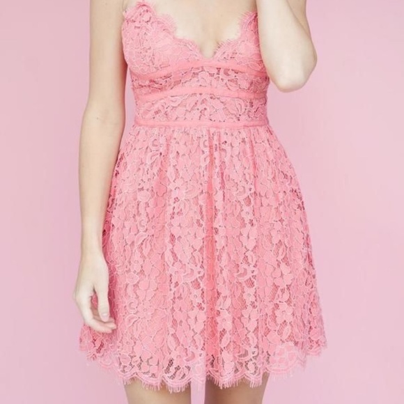 NBD pink lace dress - Picture 1 of 2